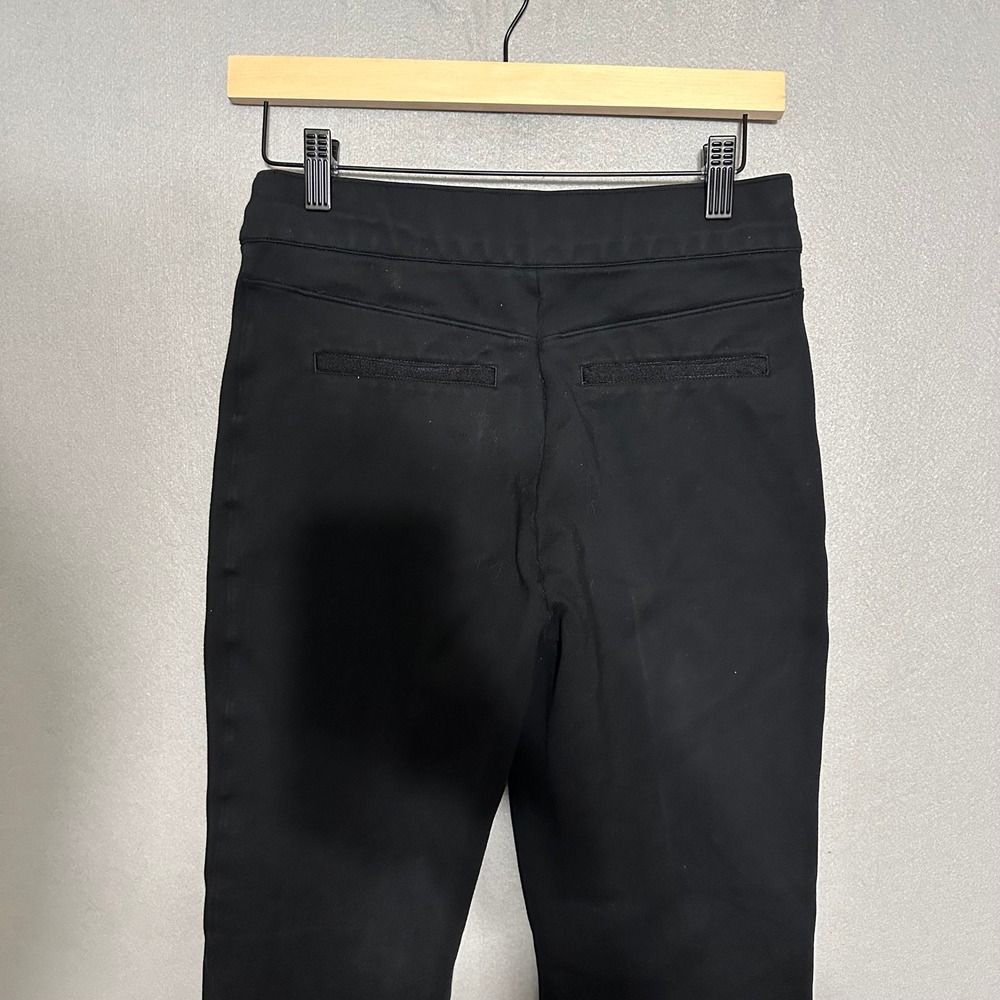 Spanx The Perfect Pant Black Flare Front Seam Ponte Trousers Womens Medium M - Picture 3 of 7